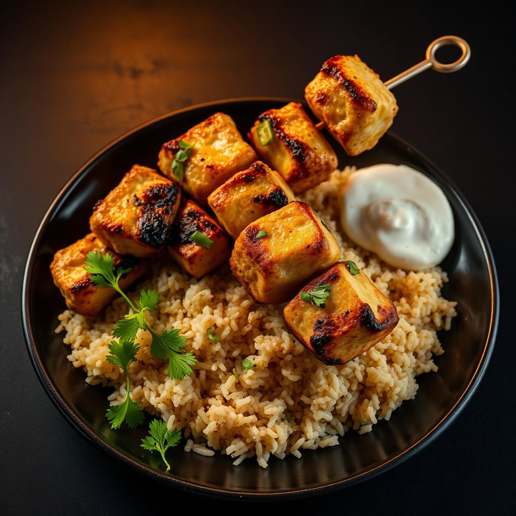 Chicken Malai Boti (Shish Tawouk)
